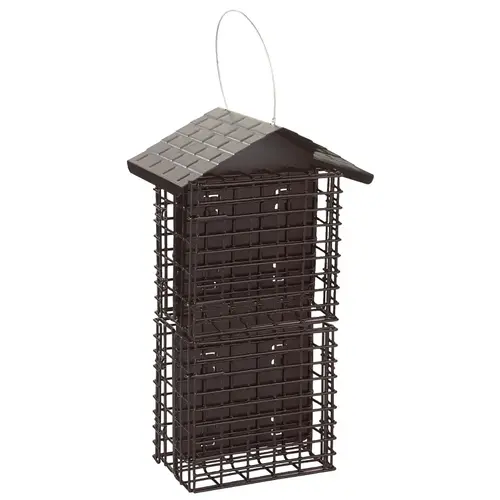 Suet Buffet Bird Feeder, Solid Steel, 12.3 in H Powder-Coated Suet Buffet Bird Feeder, Solid Steel, 12.3 in H Powder-Coated
