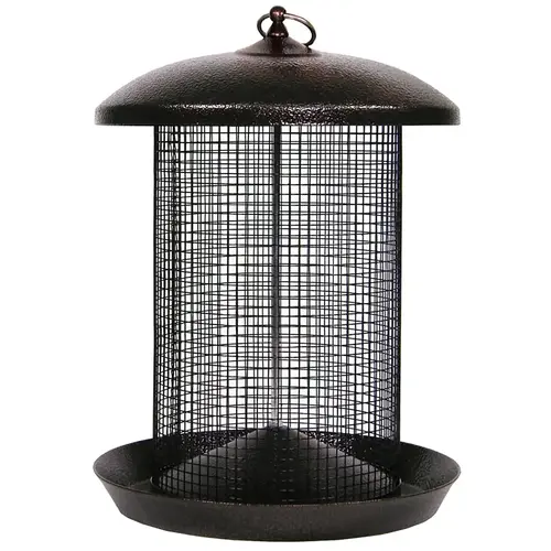 Wild Bird Feeder, 13 in H, 5.3 qt, Hammered Copper, Powder-Coated - pack of 2 Wild Bird Feeder, 13 in H, 5.3 qt, Hammered Copper, Powder-Coated - pack of 2