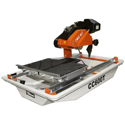 65019 Electric Tile Saw, 15 A, 7 in Dia Blade, 17 in Ripping, 5/8 in Arbor, 6000 rpm Speed