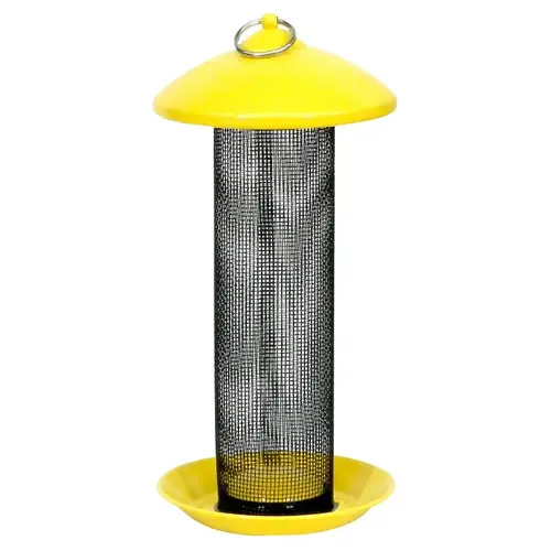 Wild Bird Feeder, 13 in H, 1.3 qt, Powder-Coated, Hanging Mounting Wild Bird Feeder, 13 in H, 1.3 qt, Powder-Coated, Hanging Mounting