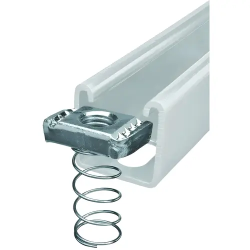 1/4 In. 12 Ga. A-Series Self-Aligning Spring Nut Galvanized - pack of 5 1/4 In. 12 Ga. A-Series Self-Aligning Spring Nut Galvanized - pack of 5