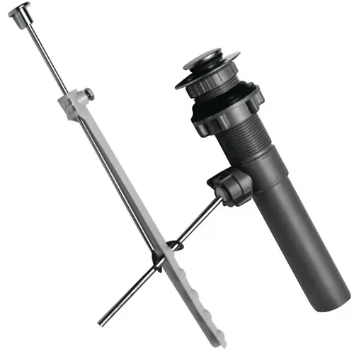 Pop-Up Assembly, Brass/Plastic, Chrome Pop-Up Assembly, Brass/Plastic, Chrome