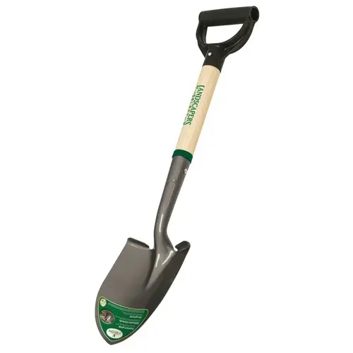Digging Shovel, Steel Blade, Wood Handle, D-Shaped Handle, 19 in L Handle Digging Shovel, Steel Blade, Wood Handle, D-Shaped Handle, 19 in L Handle