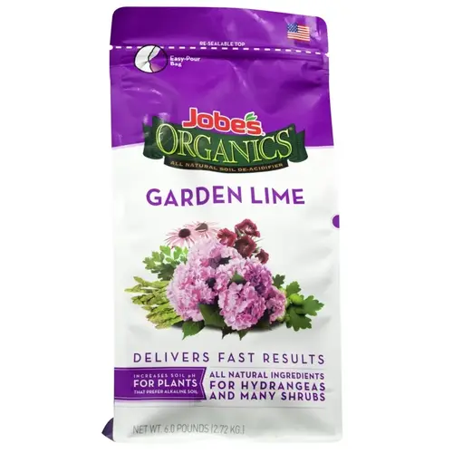 Garden Lime Soil, 6 lb Bag, Granular Gray/Tan/White Garden Lime Soil, 6 lb Bag, Granular Gray/Tan/White