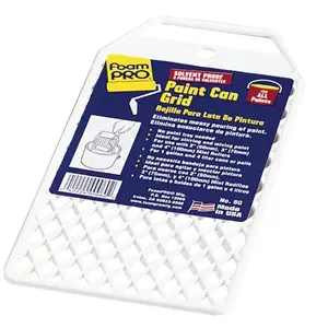 FoamPro 60 Paint Grid, 10 in L, 4 in W, For: 1 gal Can with Rollers Up to 4 in Wide