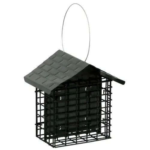 Suet Buffet Bird Feeder, Metal/Steel, 7 in H Powder-Coated Suet Buffet Bird Feeder, Metal/Steel, 7 in H Powder-Coated