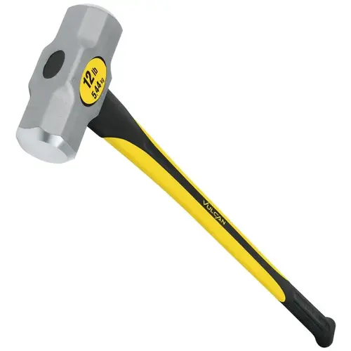 Hammer, 12 lb Head, Sledge, Chamfered Head, 36 in OAL Hammer, 12 lb Head, Sledge, Chamfered Head, 36 in OAL