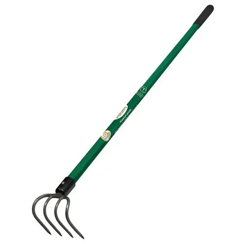 Garden Cultivator, 5 in L Tine, 4-Tine, Ergonomic Handle Garden Cultivator, 5 in L Tine, 4-Tine, Ergonomic Handle