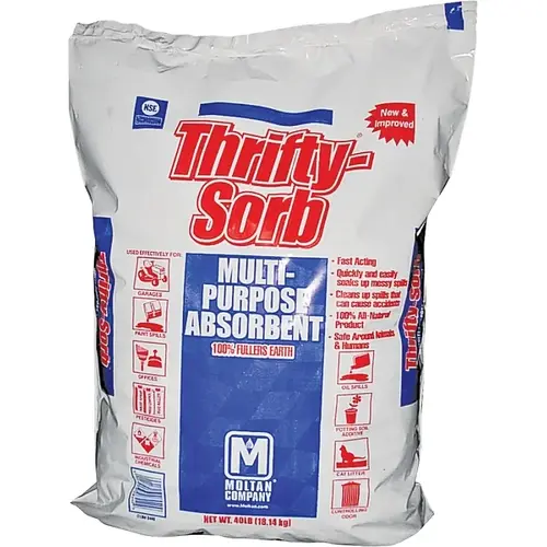 Premium Granular Absorbent, 40 lb Poly Bag, Solid, Odorless Gray/Tan Premium Granular Absorbent, 40 lb Poly Bag, Solid, Odorless Gray/Tan
