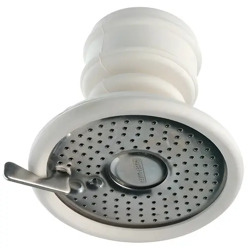 Faucet Aerator, 55/64-27 Female, Rubber, 2.2 gpm White Faucet Aerator, 55/64-27 Female, Rubber, 2.2 gpm White