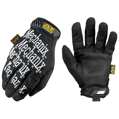 Performance, Utility Work Gloves, Men's, XL, 11 in L, Keystone Thumb, Hook-and-Loop Cuff, Black Pair Performance, Utility Work Gloves, Men's, XL, 11 in L, Keystone Thumb, Hook-and-Loop Cuff, Black Pair