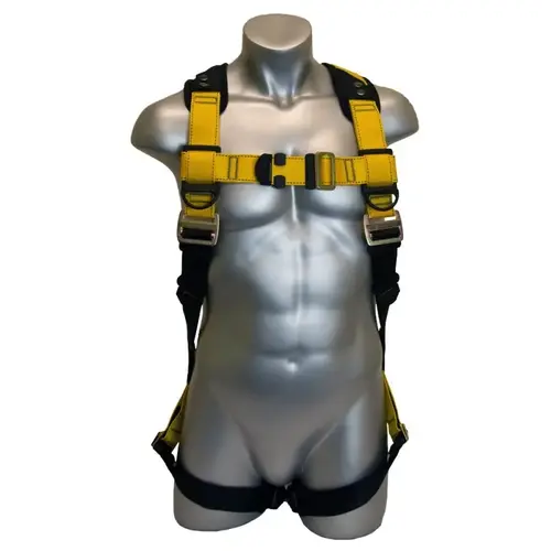 3 Series Full Body Harness, M/L, 130 to 420 lb, Polyester Webbing, Black/Yellow 3 Series Full Body Harness, M/L, 130 to 420 lb, Polyester Webbing, Black/Yellow