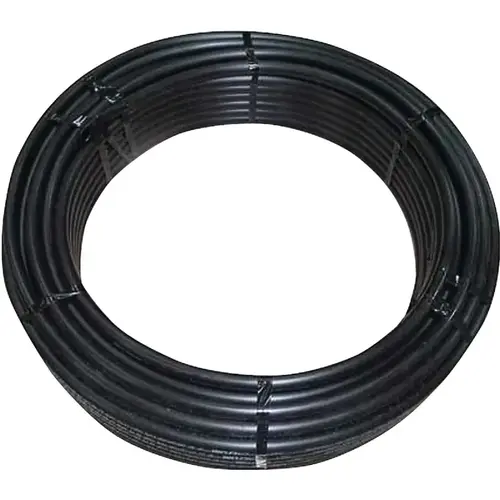 SPARTAN 80 Series Pipe Tubing, 2 in, Plastic, Black, 200 ft L