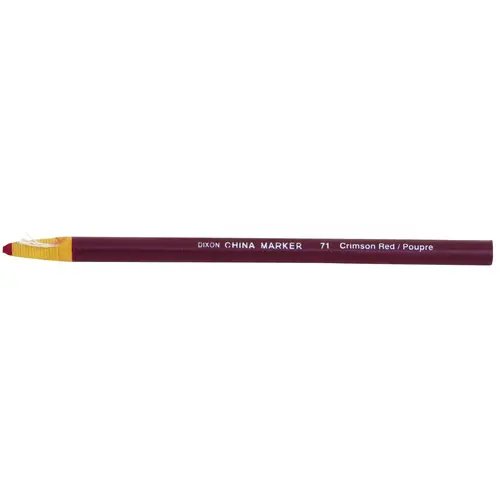 Phano China Marker, 7 in L, Crimson Red - pack of 12 Phano China Marker, 7 in L, Crimson Red - pack of 12