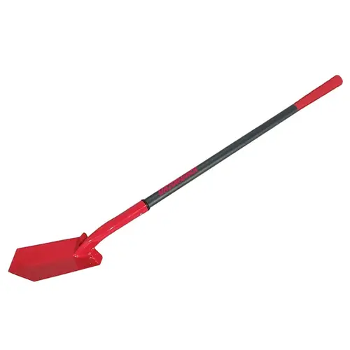 Trenching Shovel, 5 in W Blade, Steel Blade, Fiberglass Handle, Extra Long Handle, 43 in L Handle Trenching Shovel, 5 in W Blade, Steel Blade, Fiberglass Handle, Extra Long Handle, 43 in L Handle