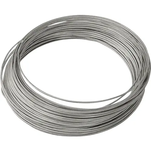 Utility Wire, 100 ft L, 14 Gauge, Galvanized Steel Utility Wire, 100 ft L, 14 Gauge, Galvanized Steel