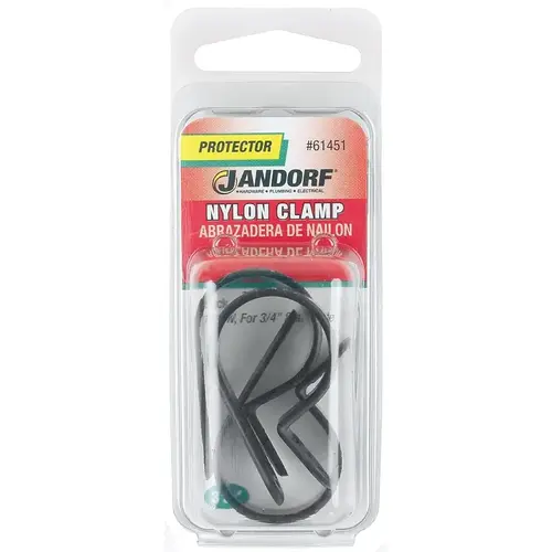 Cable Clamp, Nylon, Black Cable Clamp, Nylon, Black