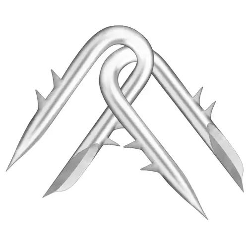 Fence Lock Staple, 8 Gauge Galvanized Fence Lock Staple, 8 Gauge Galvanized