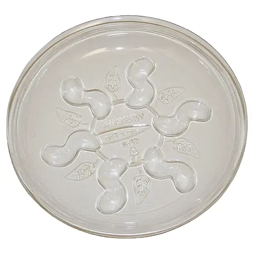 Saucer Plus VUS Planter Saucer, 8 in Dia, Plastic, Clear - pack of 24 Saucer Plus VUS Planter Saucer, 8 in Dia, Plastic, Clear - pack of 24