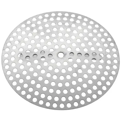 Shower Drain Cover, Steel, For: 3-3/8 in Shower Drains