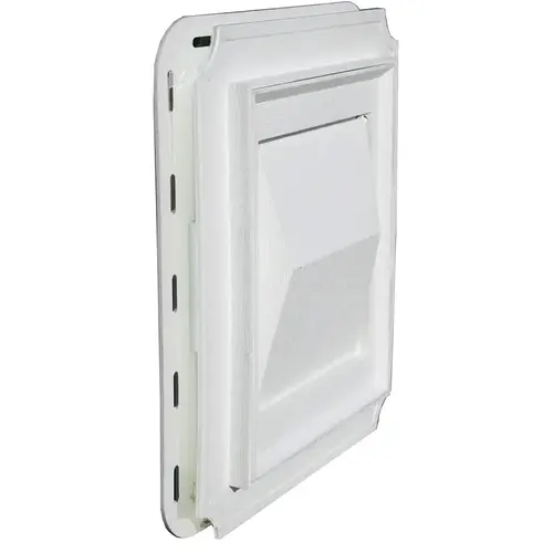 Builder's Best 4 In. White Plastic J-Block Dryer Vent Hood Builder's Best 4 In. White Plastic J-Block Dryer Vent Hood