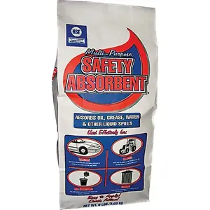 EP Minerals 7508 Premium Granular Absorbent, 8 lb Bag, Solid, Odorless Gray/Tan