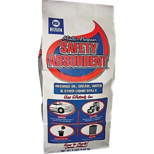 Premium Granular Absorbent, 8 lb Bag, Solid, Odorless Gray/Tan