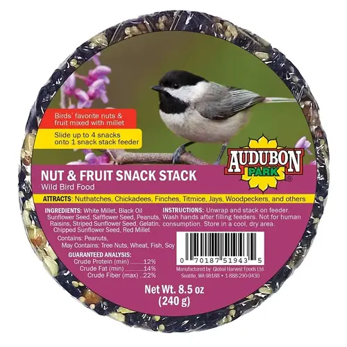 Wild Bird Food, Snack Stack, 8.5 oz Wild Bird Food, Snack Stack, 8.5 oz