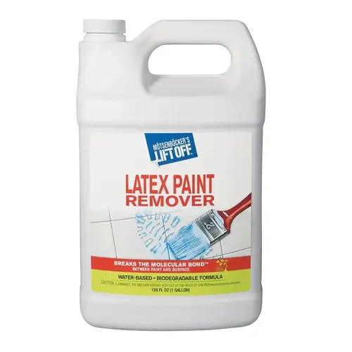 Latex Paint Remover, Liquid, Mild, 1 gal, Bottle - pack of 4 Latex Paint Remover, Liquid, Mild, 1 gal, Bottle - pack of 4