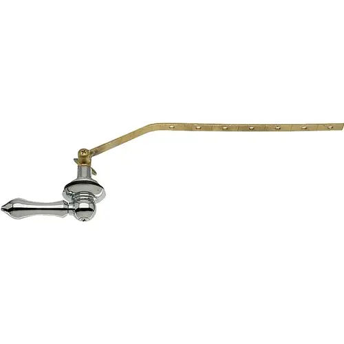 Wallplate Toilet Handle, Brass, For: Angled, Front or Side-Mount Toilet Tank Wallplate Toilet Handle, Brass, For: Angled, Front or Side-Mount Toilet Tank