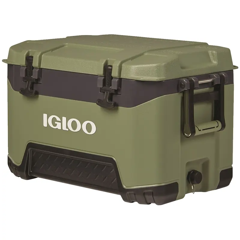 Igloo BMX 000 Cooler 83 Can Cooler Plastic/Rubber/Stainless Steel Oil Green 5 days Ice Retention 50540 Igloo BMX 000 Cooler 83 Can Cooler Plastic/Rubber/Stainless Steel Oil Green 5 days Ice Retention 50540