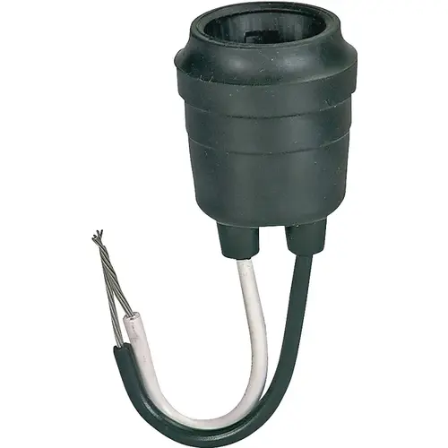 Lamp Holder, 600 V, 660 W, Black