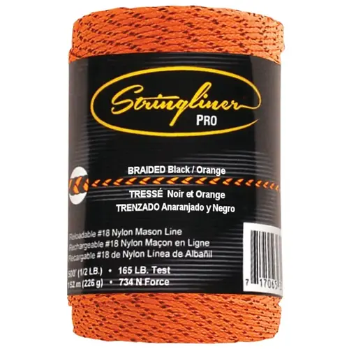 Replacement Construction Line, 500 ft L Line, Black/Orange Line Replacement Construction Line, 500 ft L Line, Black/Orange Line