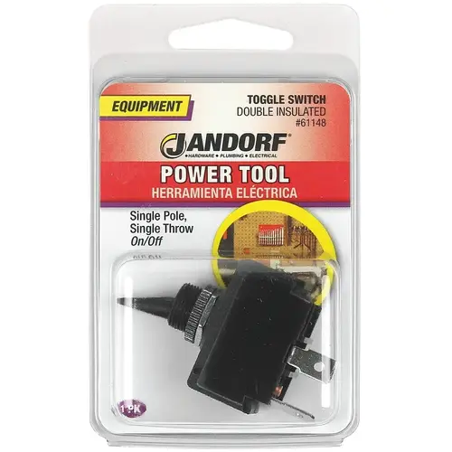Switch, 10/20 A, 125/277 V, SPST, Tab Terminal Switch, 10/20 A, 125/277 V, SPST, Tab Terminal