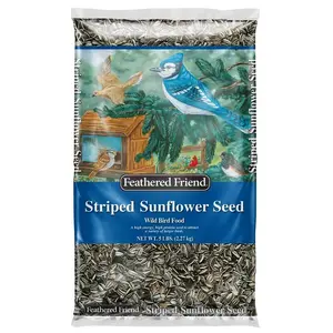 Feathered Friend 14467 STRIPED SUNFLOWER SEED 14467 5 Lb Bag (.14)