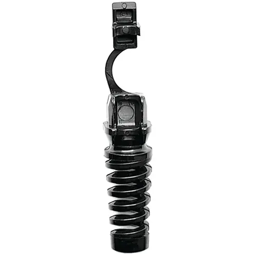 Cord Protector Spring, Nylon, Black