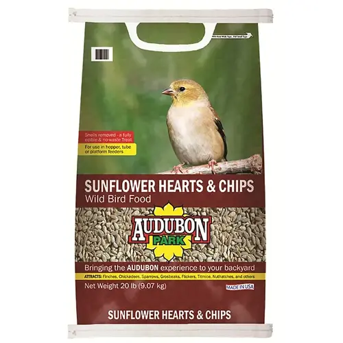 20 Lb. Sunflower Hearts & Chips Wild Bird Seed 20 Lb. Sunflower Hearts & Chips Wild Bird Seed