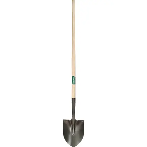 Shovel, 9-1/2 in W Blade, Steel Blade, Hardwood Handle, Straight Handle, 48 in L Handle Shovel, 9-1/2 in W Blade, Steel Blade, Hardwood Handle, Straight Handle, 48 in L Handle
