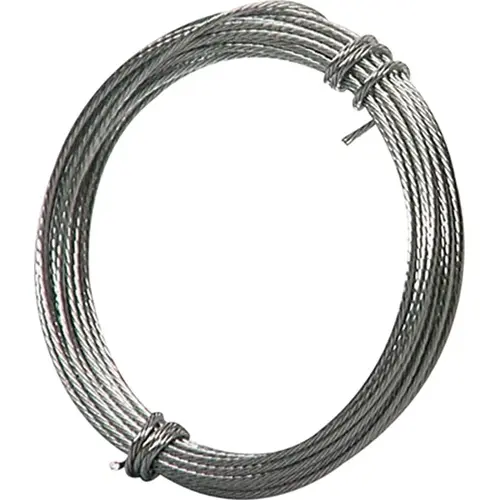 Picture Hanging Wire, 9 ft L, DuraSteel, 10 lb Picture Hanging Wire, 9 ft L, DuraSteel, 10 lb