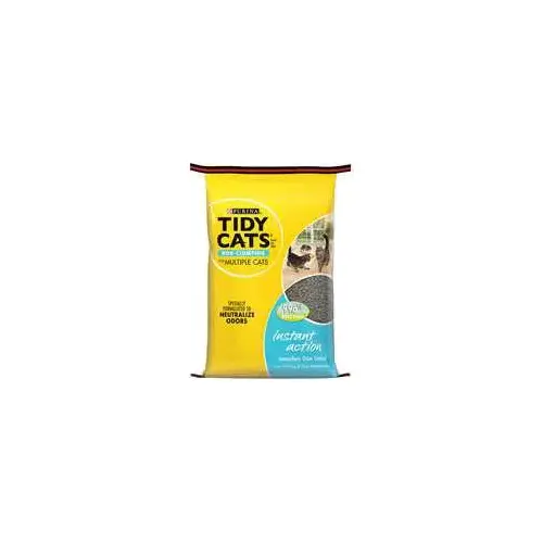 Instant Action Cat Litter, 20 lb Capacity, Gray/Tan, Granular Bag Instant Action Cat Litter, 20 lb Capacity, Gray/Tan, Granular Bag