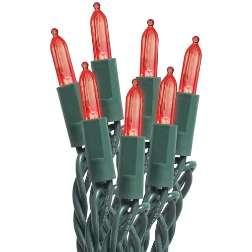 Mini String Lights Mini, LED, Red, 50 Ct Mini String Lights Mini, LED, Red, 50 Ct