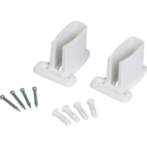 Wall Bracket, Resin White - pack of 2 Wall Bracket, Resin White - pack of 2