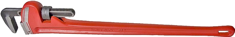Superior Tool 2836 0 Pipe Wrench, 5 in Jaw, 36 in L, Straight Jaw, Iron, Epoxy-Coated