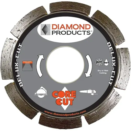 Circular Saw Blade, 4-1/2 in Dia, 7/8 in Arbor, Applicable Materials: Concrete Circular Saw Blade, 4-1/2 in Dia, 7/8 in Arbor, Applicable Materials: Concrete