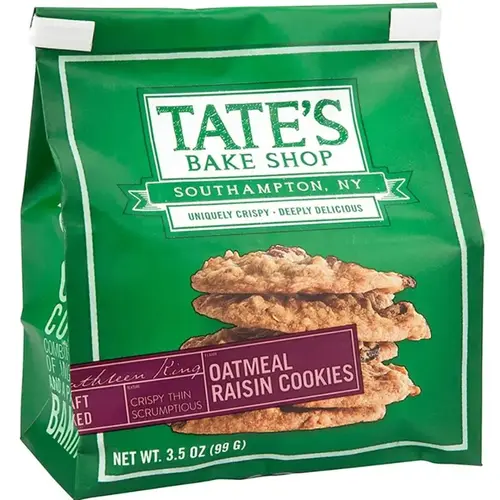 Cookies Oatmeal Raisin 3.5 oz Bagged Cookies Oatmeal Raisin 3.5 oz Bagged