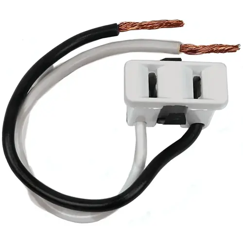 Single Receptacle, 2 -Pole, 125 V, 15 A, White