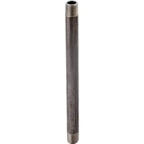 Pipe Nipple, 1 in, Male, Steel, SCH 40 Schedule, 7 in L Pipe Nipple, 1 in, Male, Steel, SCH 40 Schedule, 7 in L