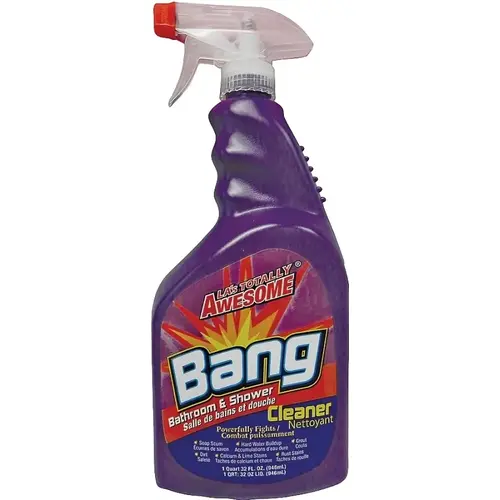 BANG Bathroom Cleaner, 32 oz, Liquid BANG Bathroom Cleaner, 32 oz, Liquid