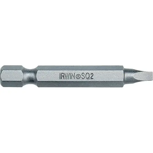 93203 Power Bit, #1 Drive, Square Recess Drive, 1/4 in Shank, Hex Shank, 2 in L, S2 Steel Black Oxide - pack of 100 93203 Power Bit, #1 Drive, Square Recess Drive, 1/4 in Shank, Hex Shank, 2 in L, S2 Steel Black Oxide - pack of 100