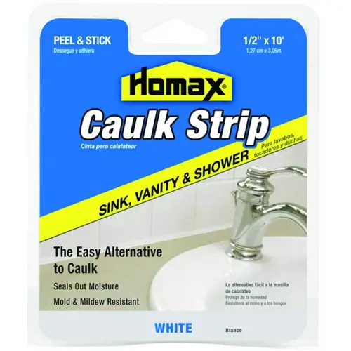 Caulking Strip, White, 120 deg F Caulking Strip, White, 120 deg F